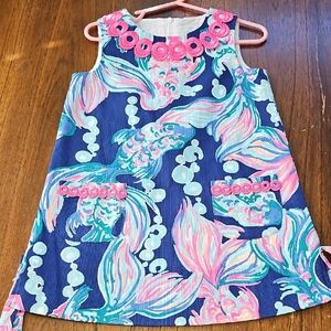 Lilly Pulitzer Blue and Pink Kids Dress